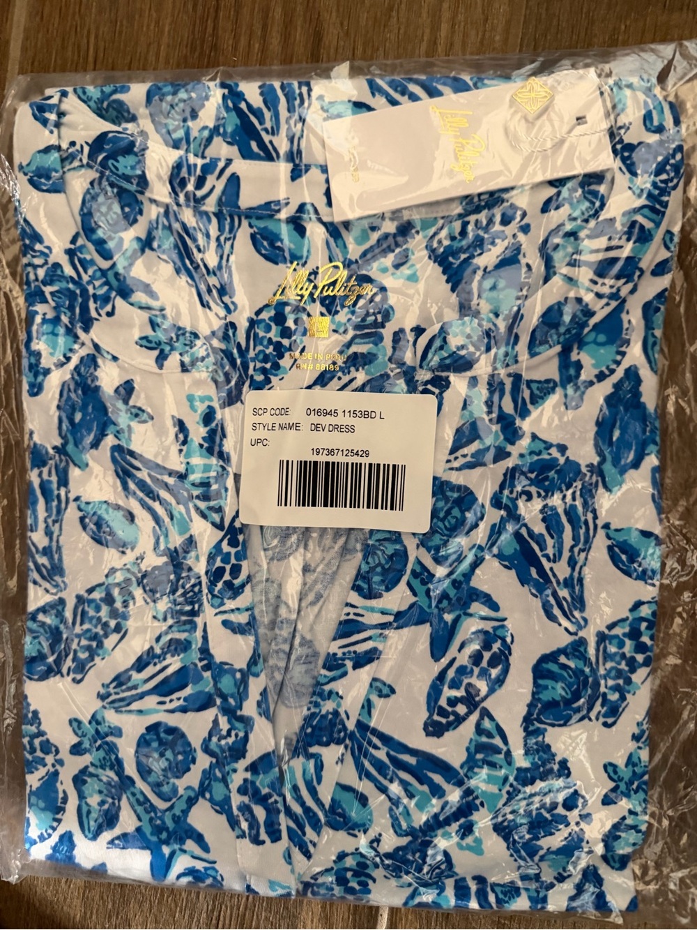 Lilly Pulitzer Blue & White Mini Dress